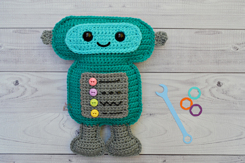 Robot Crochet Pattern – Kawaii Cuddler®