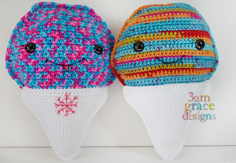 Sno Cone Crochet Pattern Kawaii Cuddler®