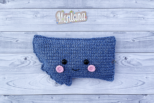 State of Montana Crochet Pattern Kawaii Cuddler®