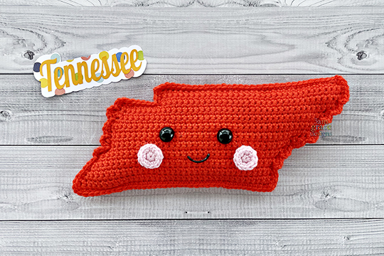 State of Tennessee Crochet Pattern Kawaii Cuddler®