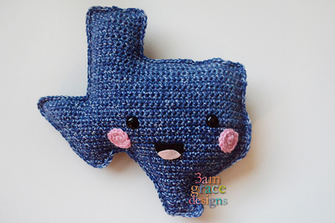 State of Texas Crochet Pattern Kawaii Cuddler®