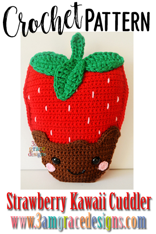 Christmas Pickle Kawaii Cuddler® Crochet Pattern – 3amgracedesigns