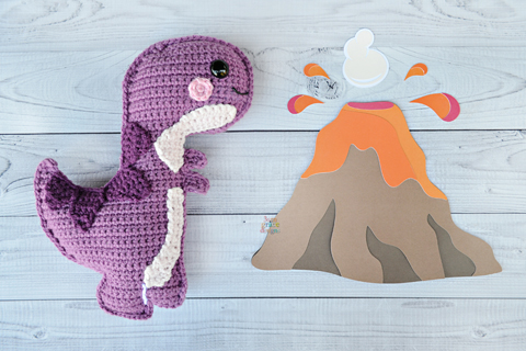 T-Rex Dinosaur Kawaii Cuddler® – Crochet Pattern