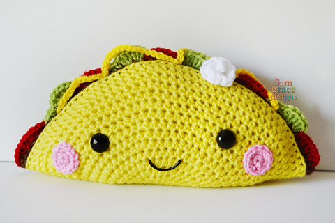 Taco Crochet Pattern Kawaii Cuddler®