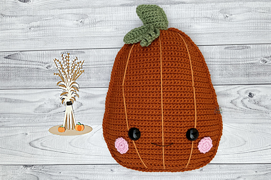 Tall Pumpkin Crochet Pattern Kawaii Cuddler®