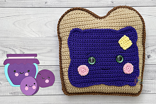 Toast Crochet Pattern Kawaii Cuddler®