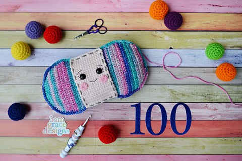 Yarn Skein Kawaii Cuddler Free Crochet Pattern