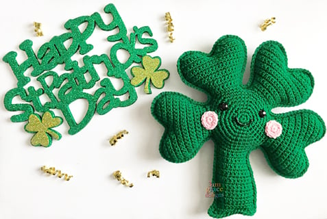 Shamrock Crochet Pattern Kawaii Cuddler®